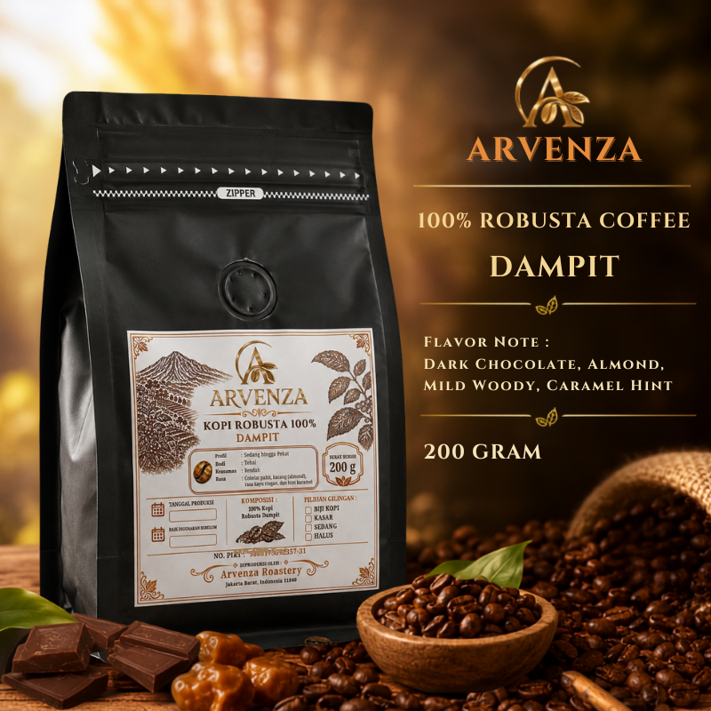 ARVENZA Kopi Robusta 100% Indonesia Indonesia